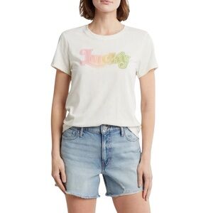 Lucky Brand Groovy Graphic Tee Shirt White NWT M XL